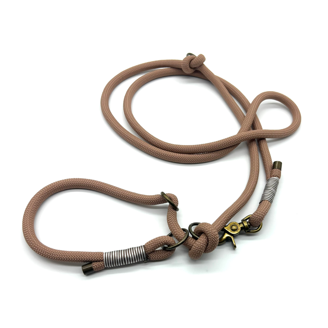 Retrieverleine 'Lucky Leash' in Beige