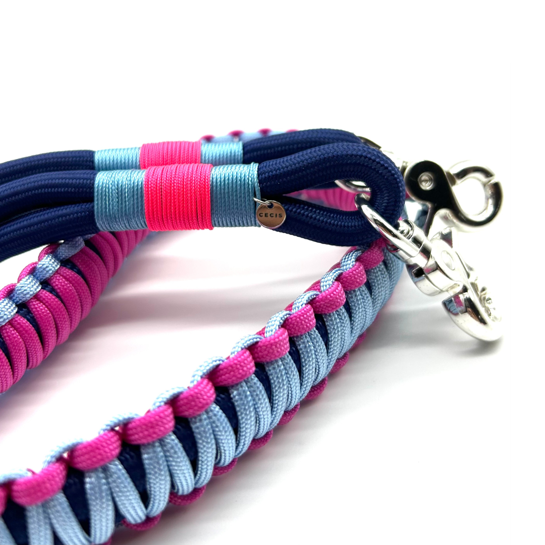 Bag Strap Duo Navy/Pink