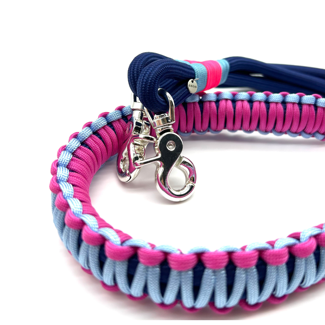 Bag Strap Duo Navy/Pink