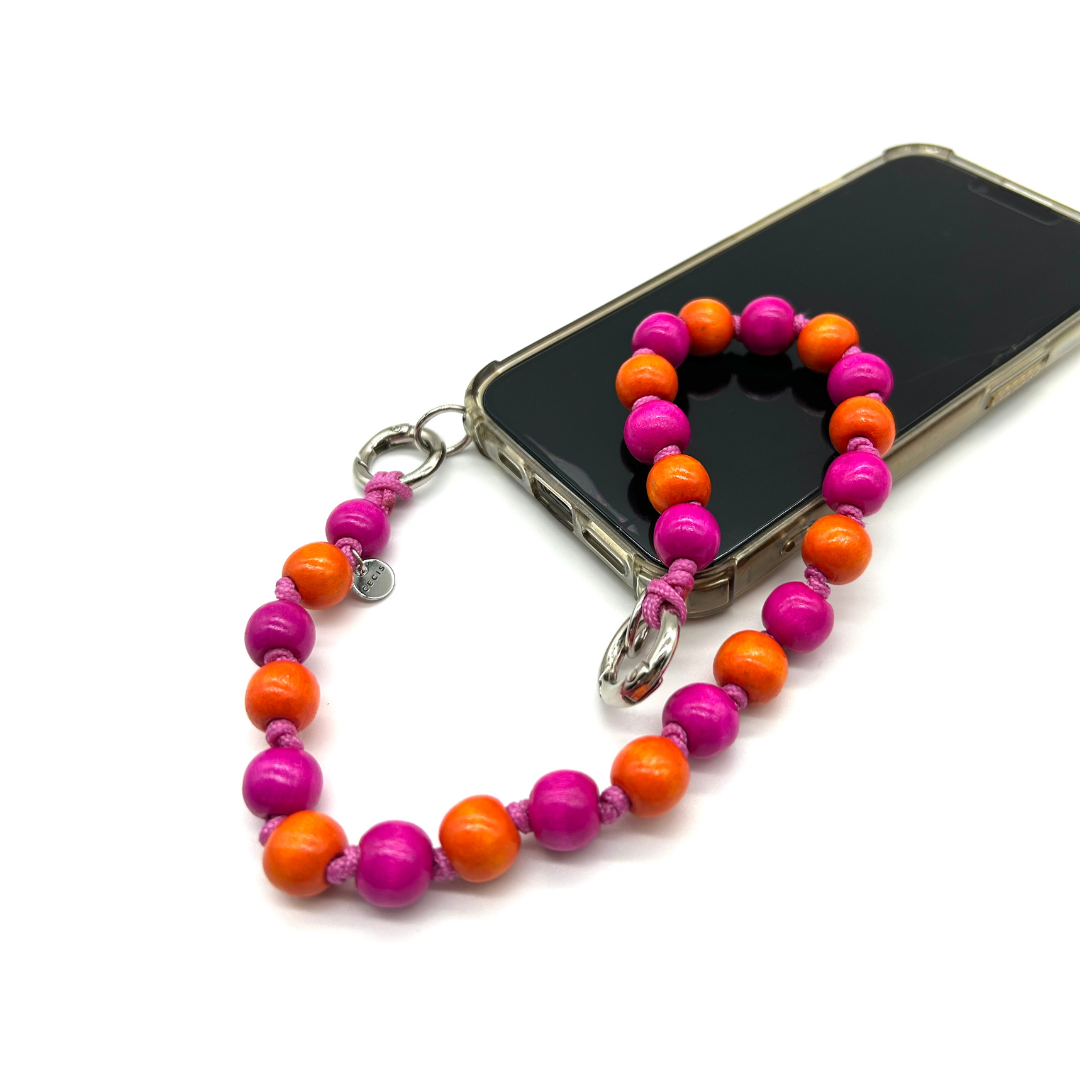 Handykette Short in Pink/Orange