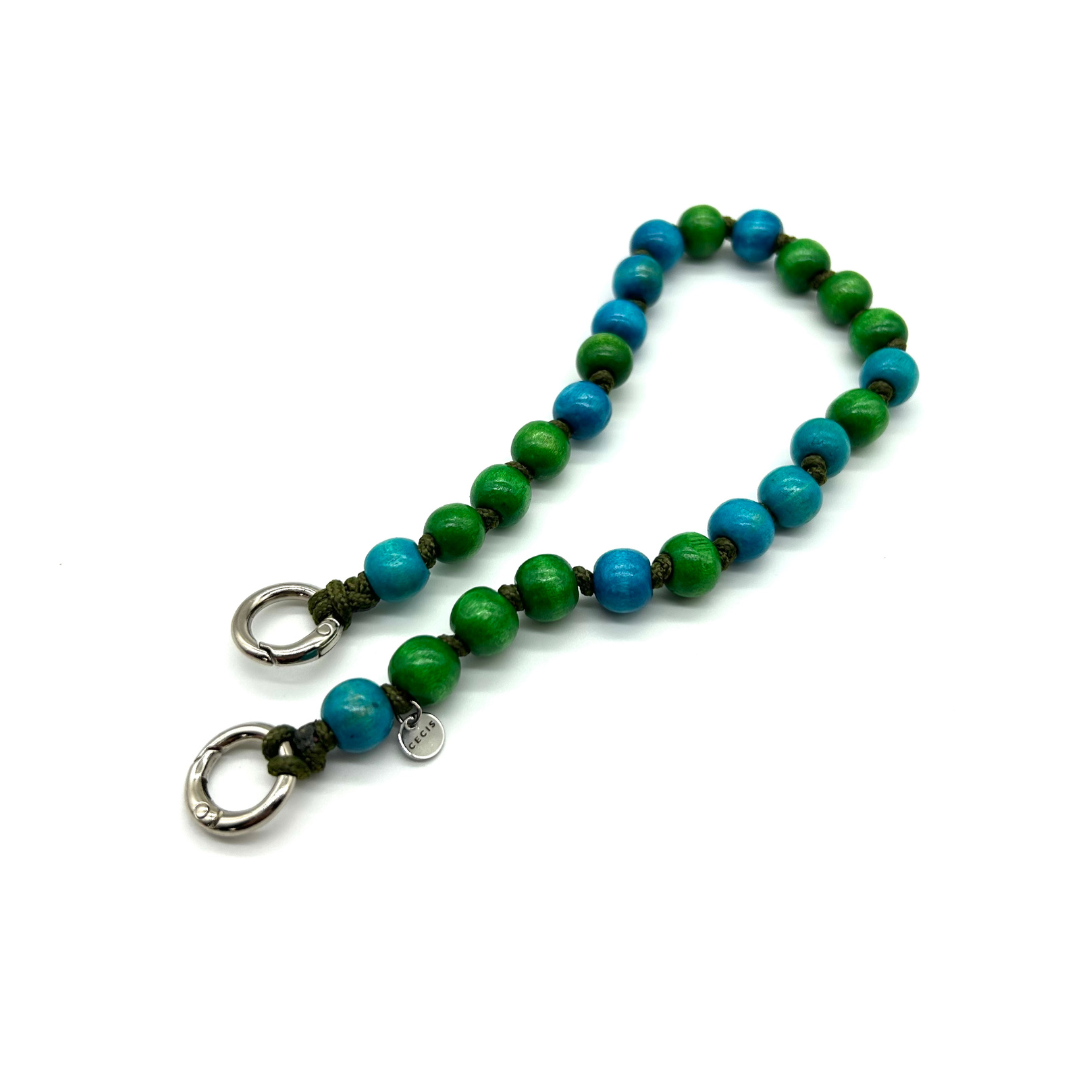 Handykette Short in Grün/Blau