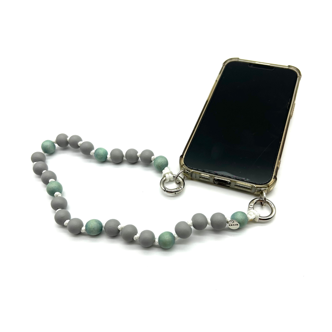 Handykette Short in Grau