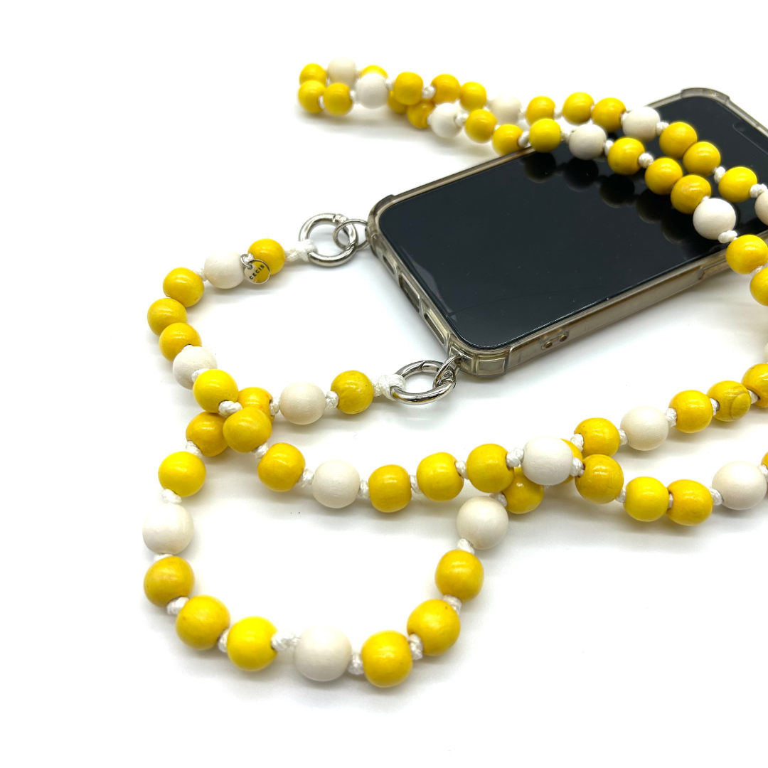 Handykette Crossbody in Gelb