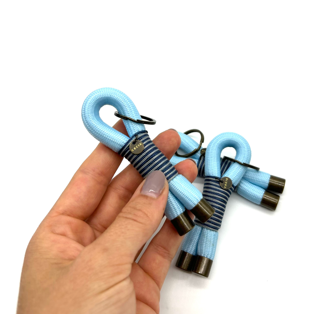 Schlüsselanhänger Pocket Hellblau