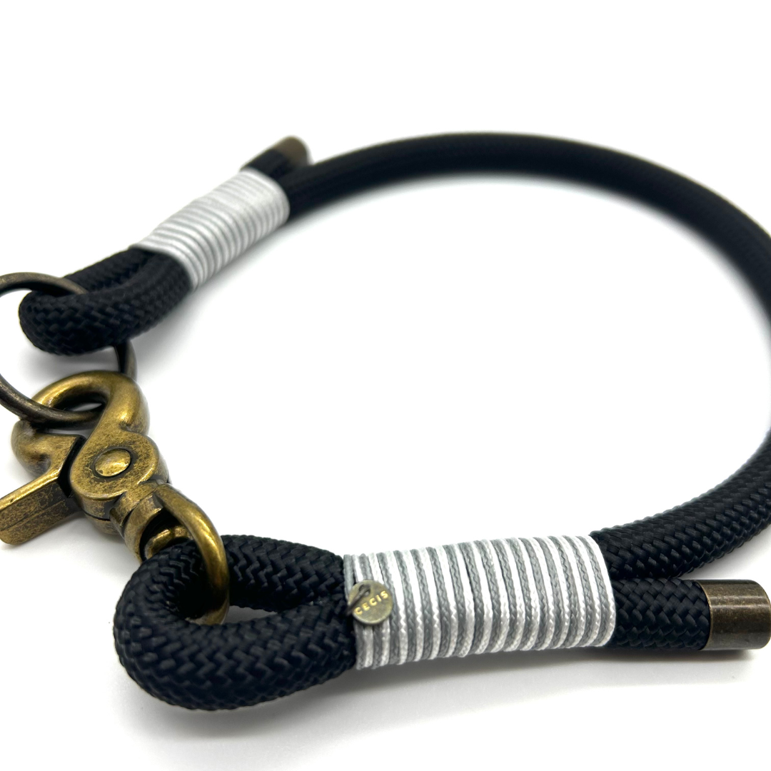 Halsband 'Lucky Leash' in Schwarz