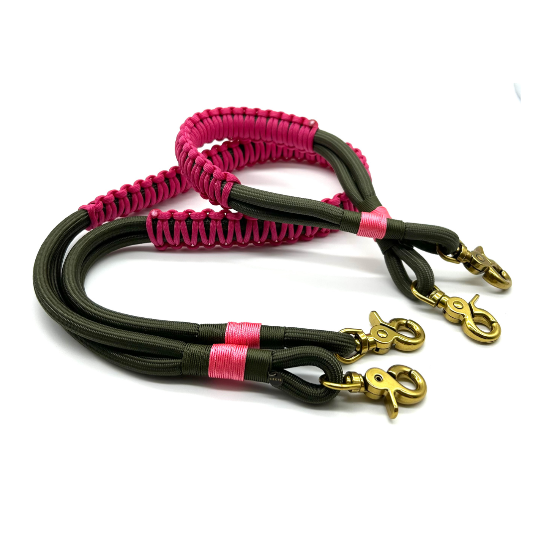 Bag Strap Uno Olive/Pink