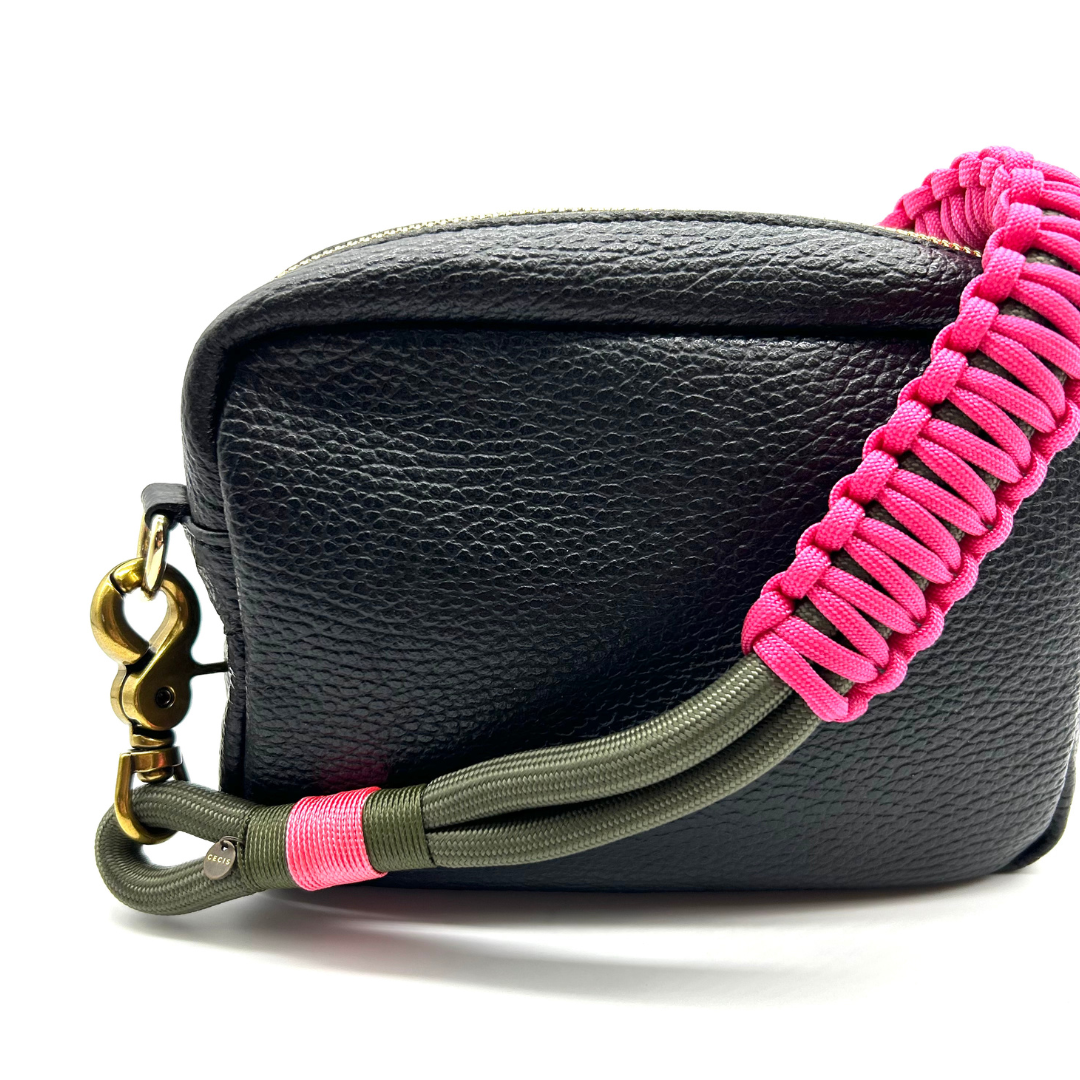 Bag Strap Uno Olive/Pink