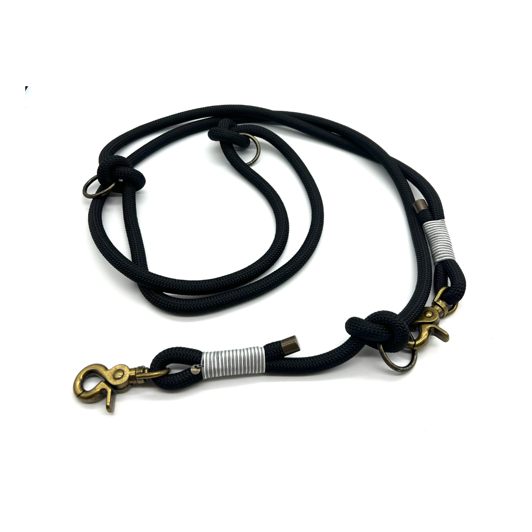 Tauleine 'Lucky Leash' in Schwarz