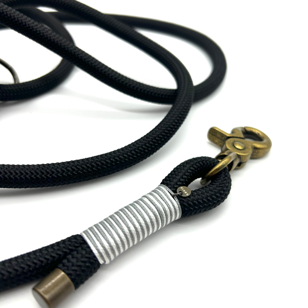 Tauleine 'Lucky Leash' in Schwarz