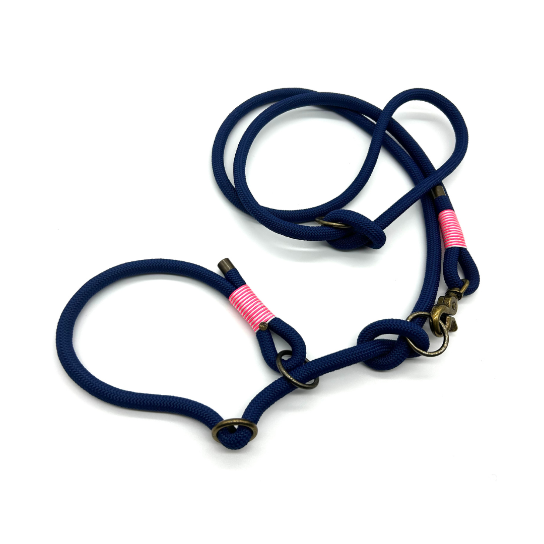 Retrieverleine 'Lucky Leash' in Blau