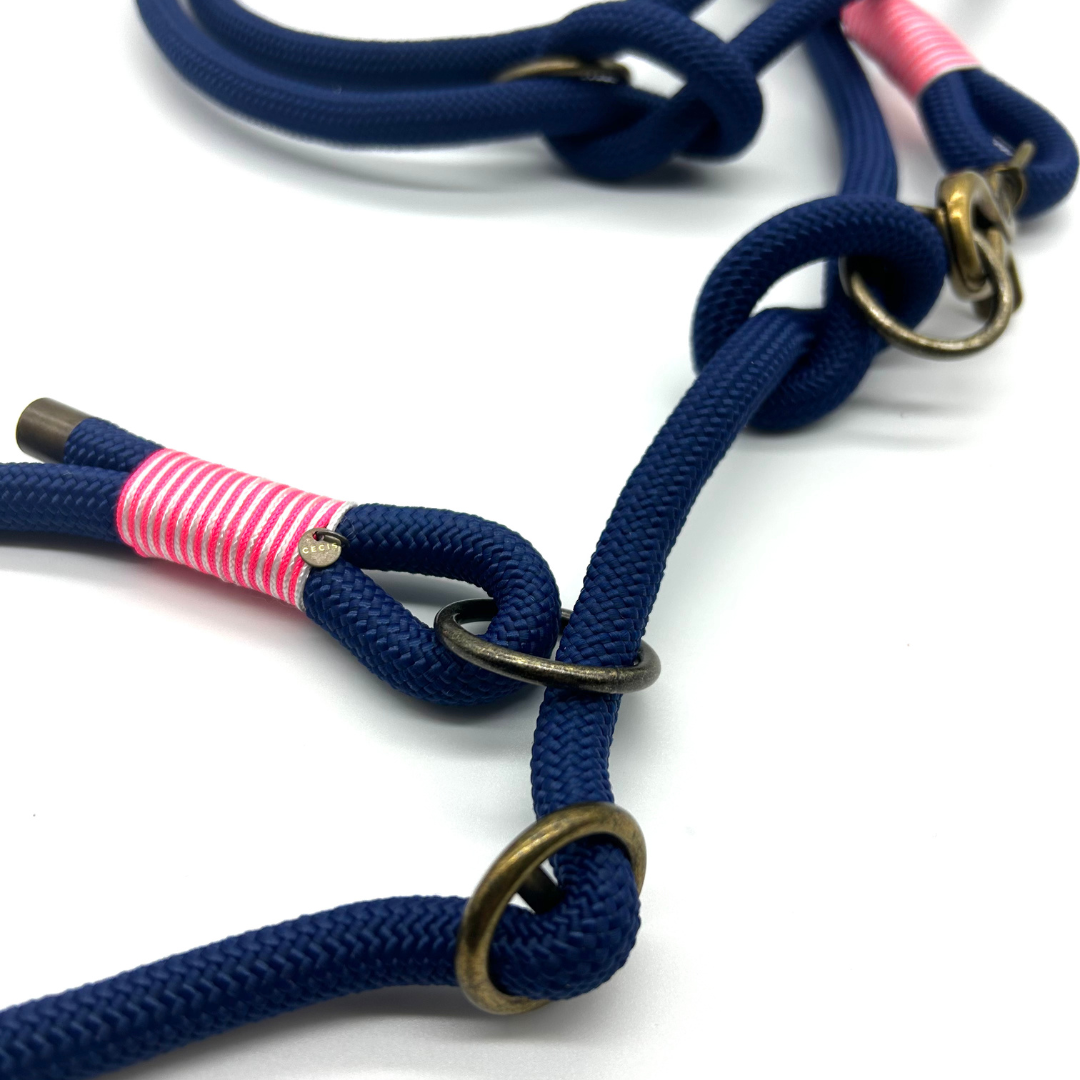 Retrieverleine 'Lucky Leash' in Blau