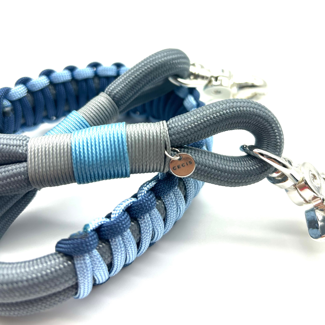 Bag Strap Duo Grau/Blau