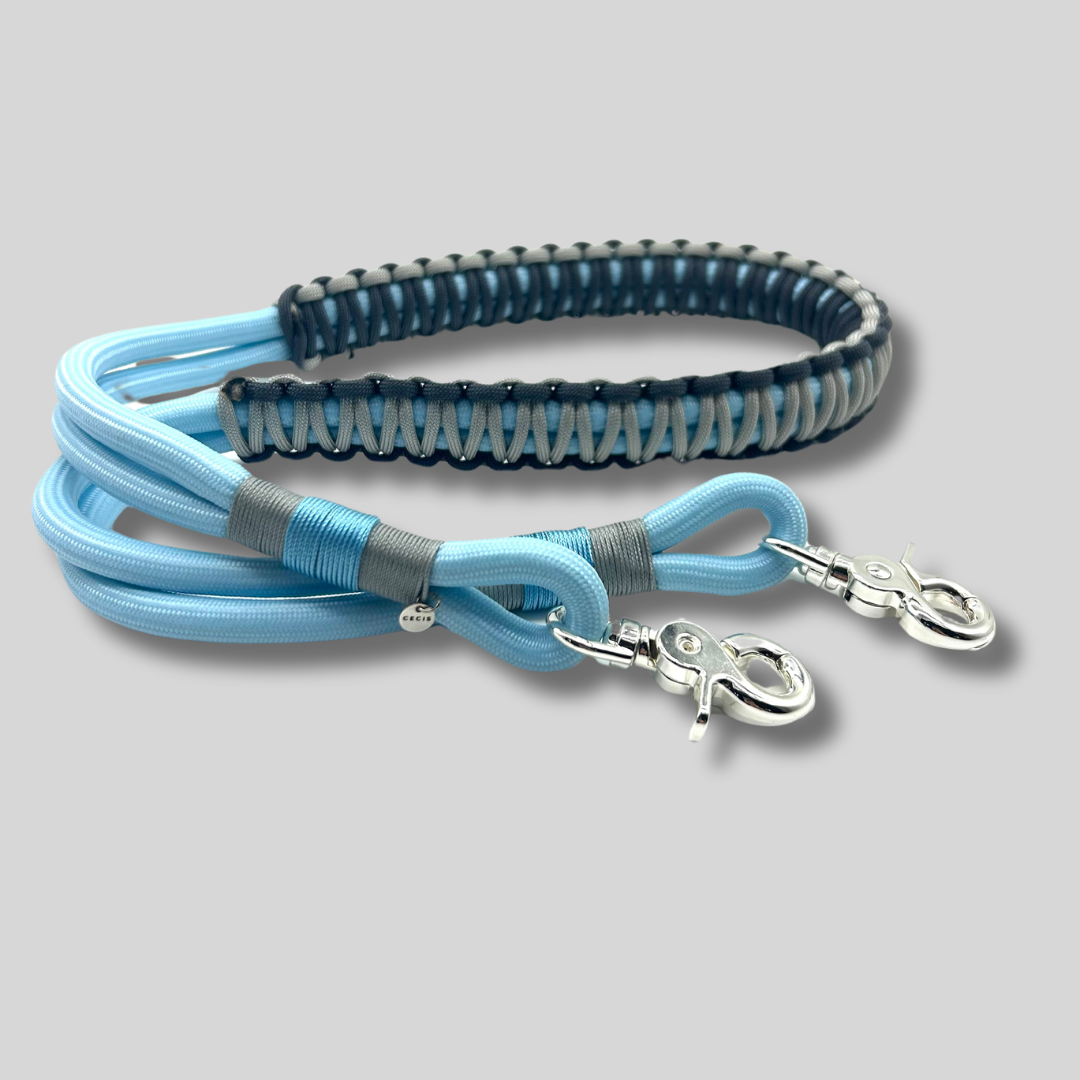 Bag Strap Duo Hellblau/Grau