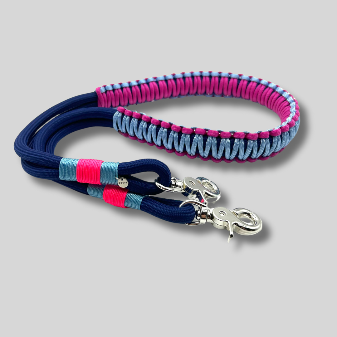 Bag Strap Duo Navy/Pink