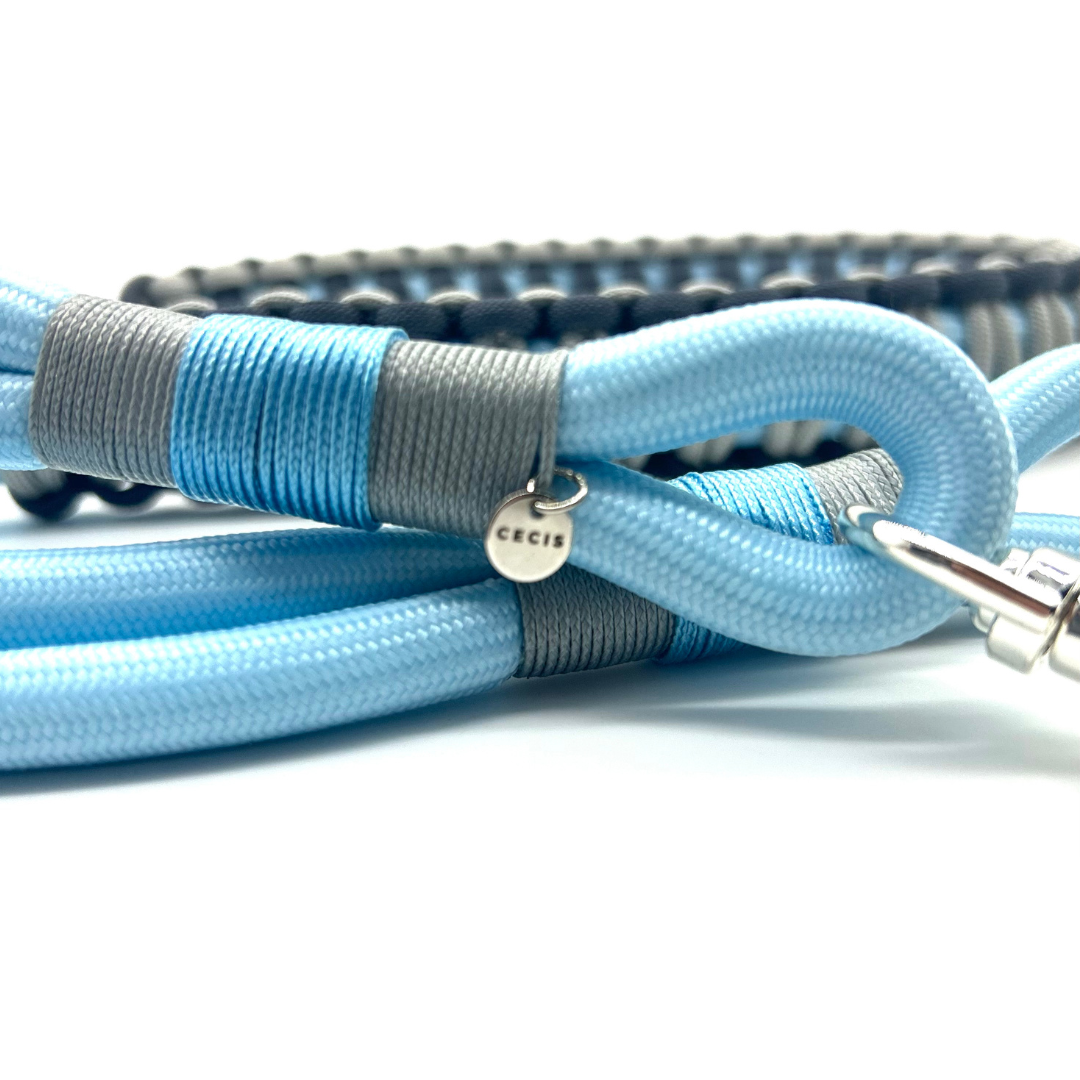 Bag Strap Duo Hellblau/Grau
