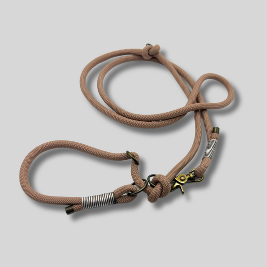 Retrieverleine 'Lucky Leash' in Beige