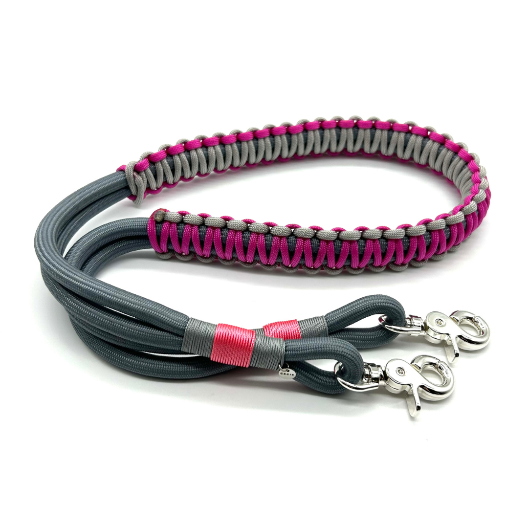 Bag Strap Duo Grau/Pink