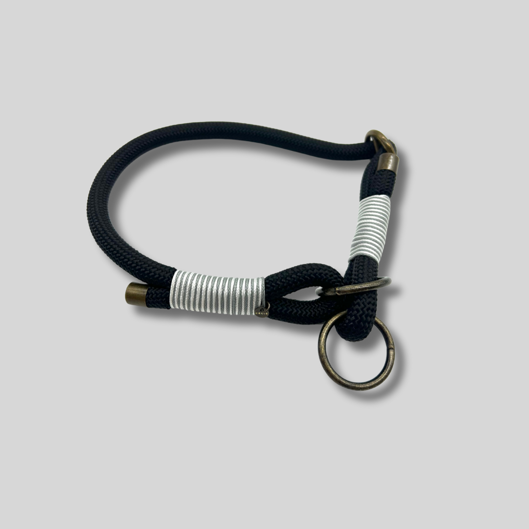 Zughalsband 'Lucky Leash' in Schwarz