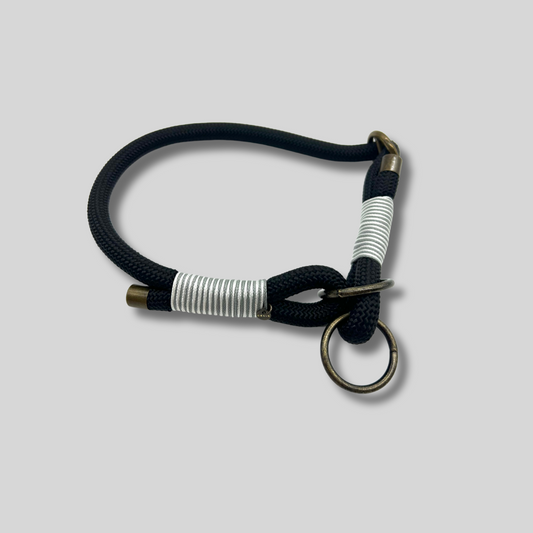 Zughalsband 'Lucky Leash' in Schwarz