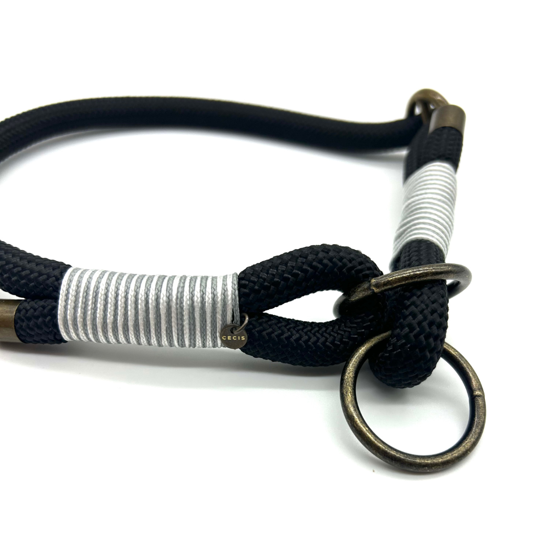 Zughalsband 'Lucky Leash' in Schwarz