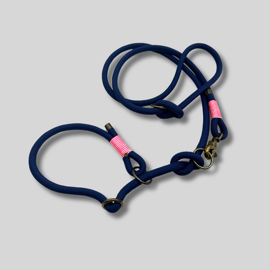 Retrieverleine 'Lucky Leash' in Blau