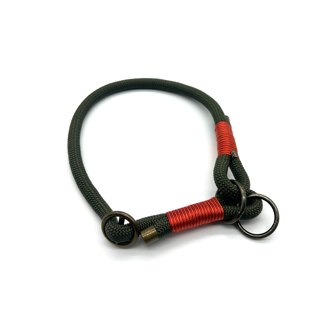 Zughalsband 'Lucky Leash' in Olive