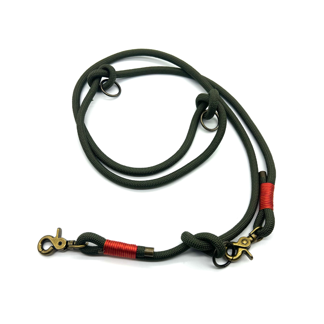 Tauleine 'Lucky Leash' in Olive