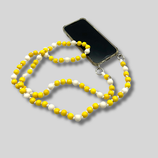Handykette Crossbody in Gelb