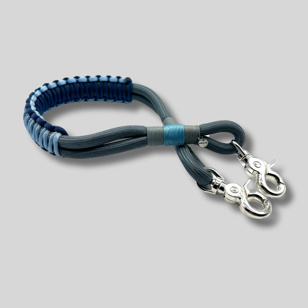 Bag Strap Duo Grau/Blau