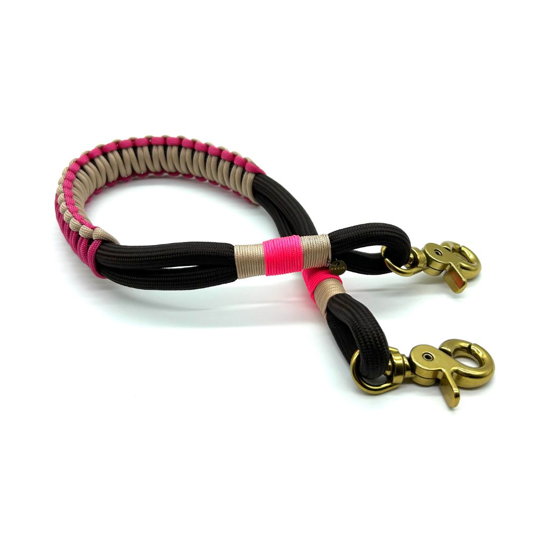 Bag Strap Duo Braun/Pink