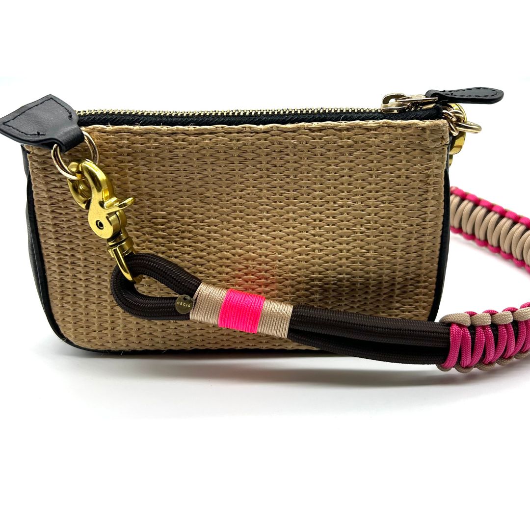 Bag Strap Duo Braun/Pink